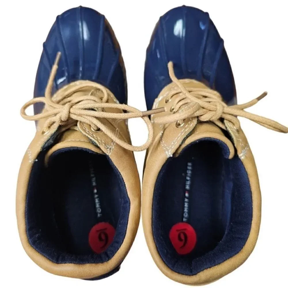 Tommy Hilfiger Rain Snow TWHEAT-T  Boots Low Cut Blue Size 6 M